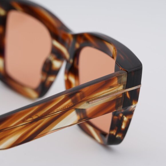 Tom Ford Ilias FT1154 55E Sunglasses Havana Square Frame, Brown Lenses - Picture 6 of 12